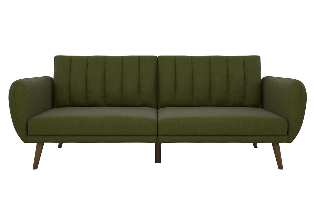 Novogratz Brittany Futon, Blue Linen
