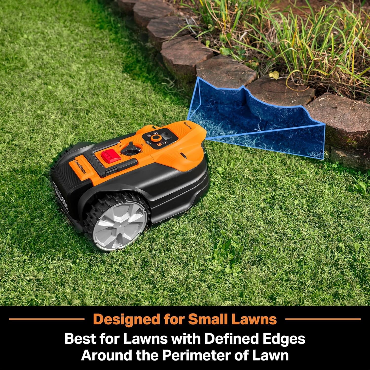 LawnMaster Automatic Obstacle Avoidance Robotic Lawn Mower