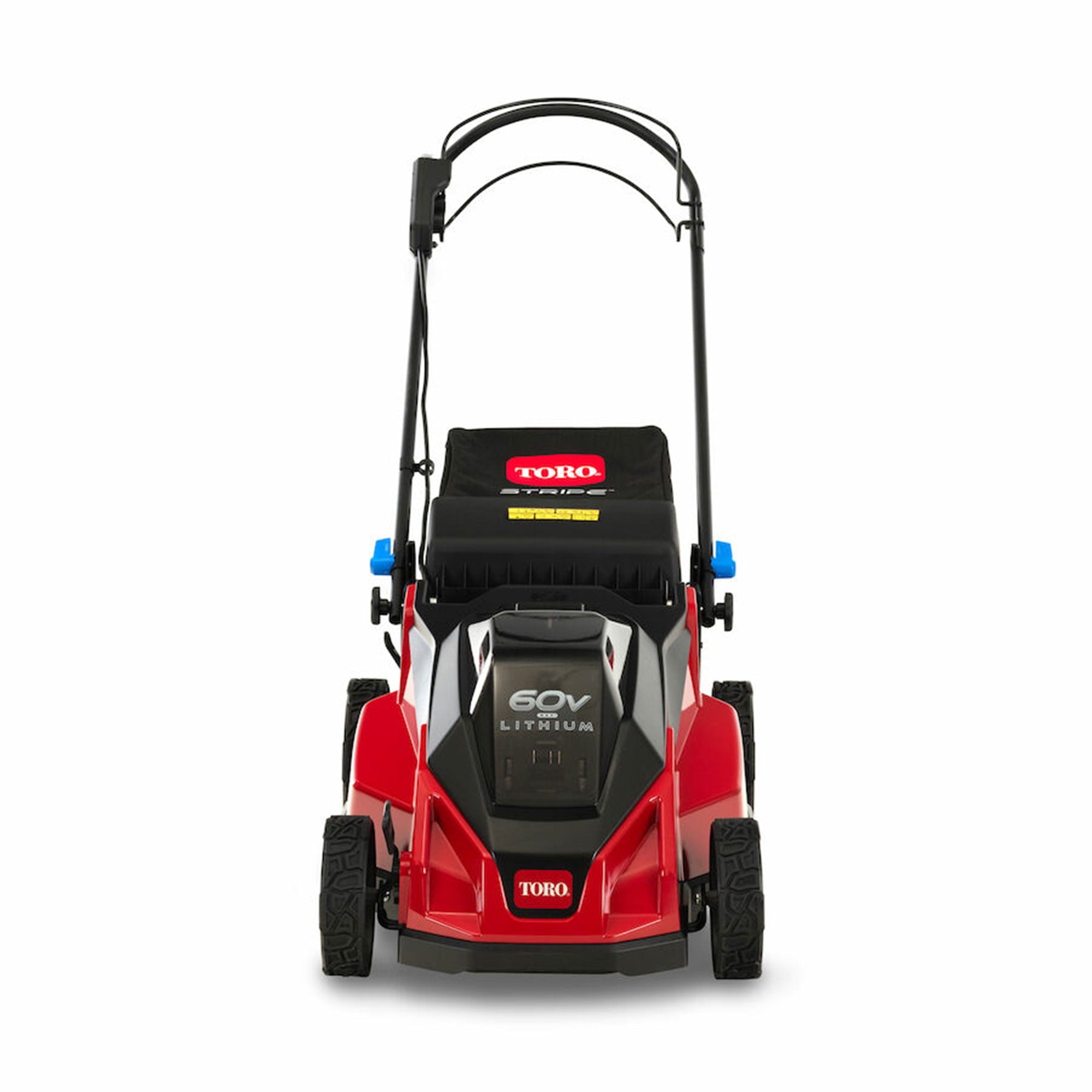 TORO Foldable 21-Inch Stripe Electric Self Propelled Lawn Mower 60-Volt