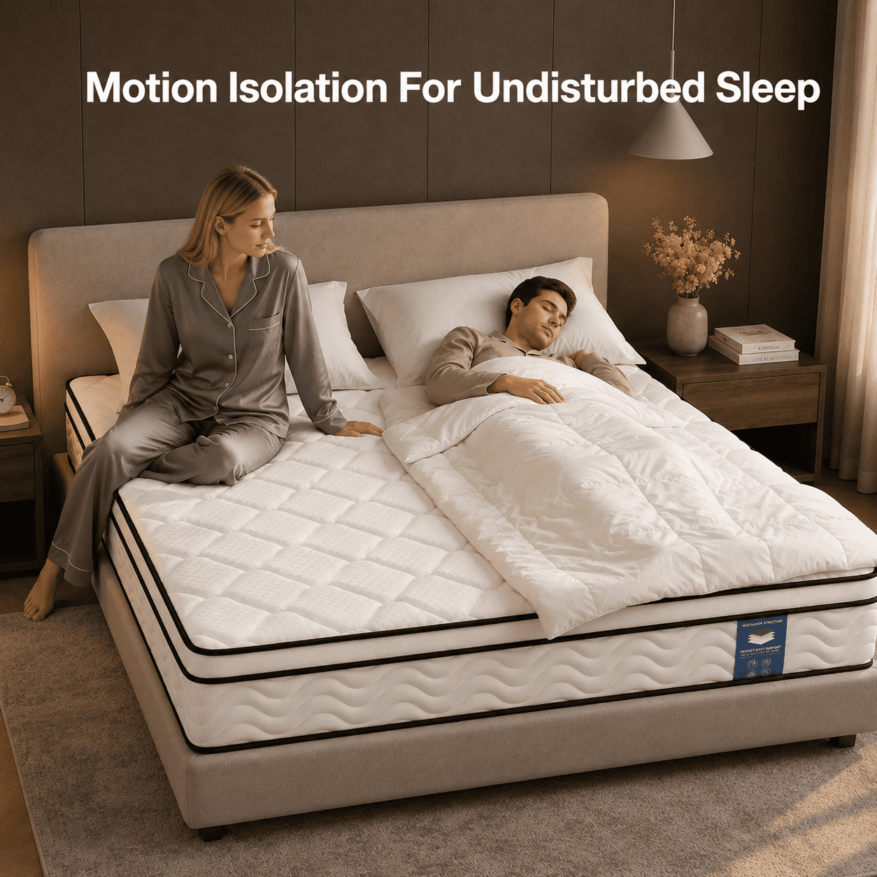 Gravellaire 12 Queen Mattress in a Box, Gel Memory Foam and Pocket Spring Hybrid Mattress, Medium Comfort, Pressure Relief, Adult