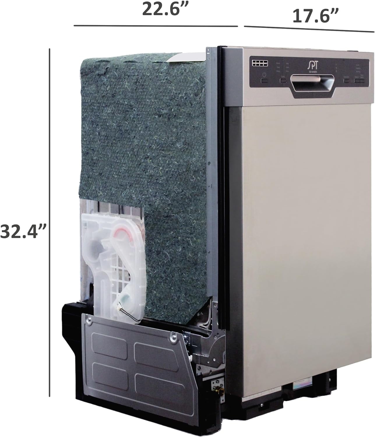 Energy Star 18 Built-In Dishwasher w/Heated Drying - Stainless