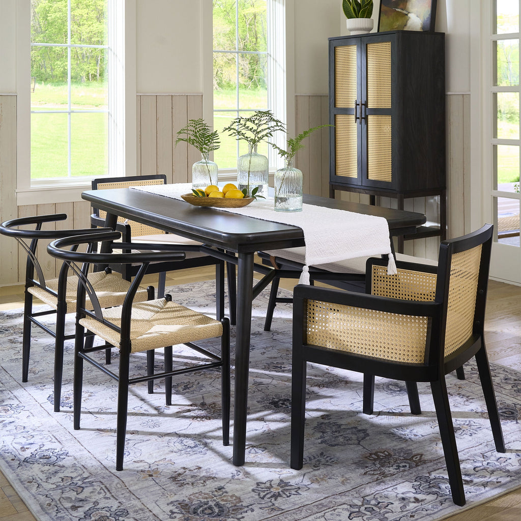 Better Homes & Gardens Springwood Dining Table, Charcoal