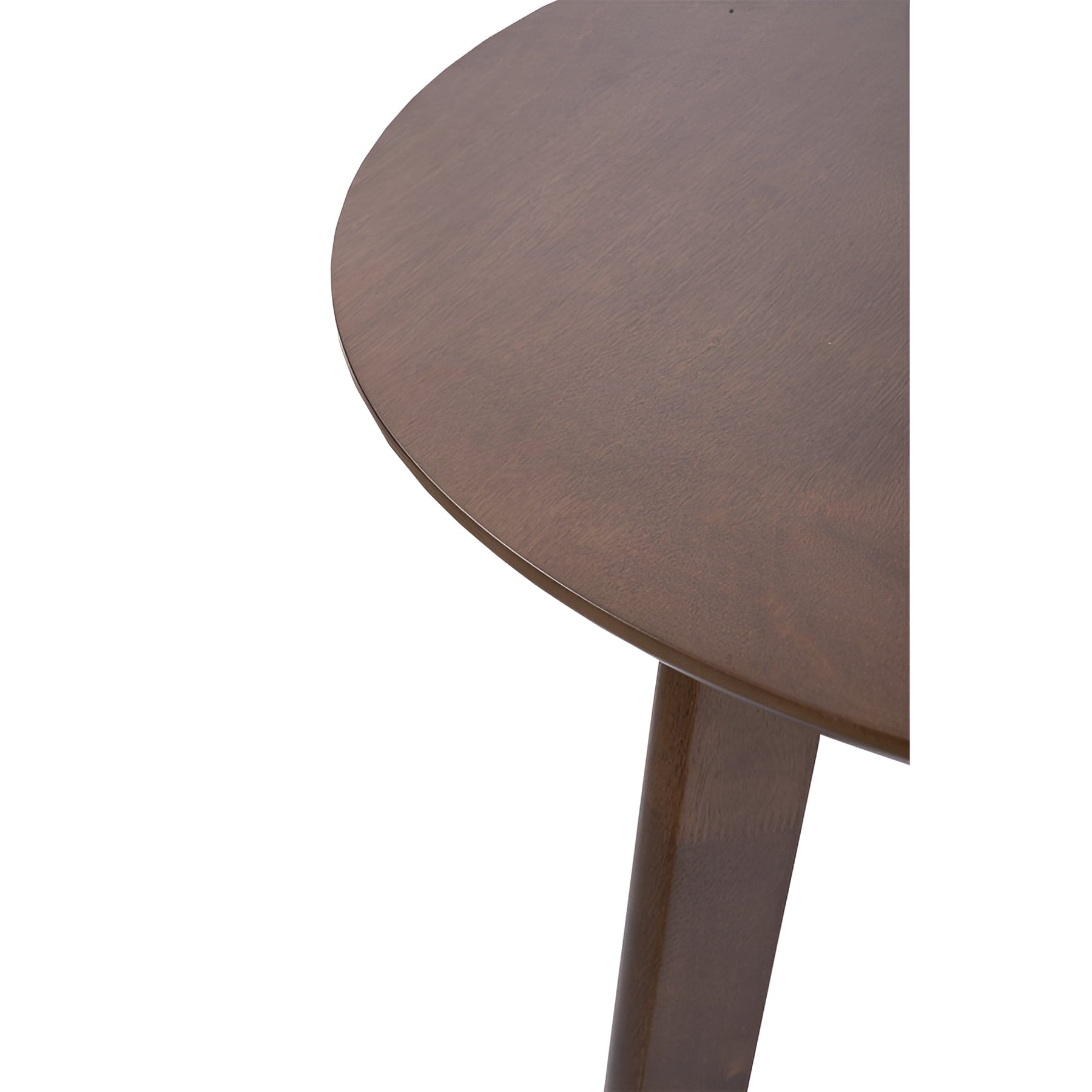Dining Room Set of 4 Yumiko Chairs and Extendable Round Dining Table Kitchen Modern Solid Wood Medium Brown