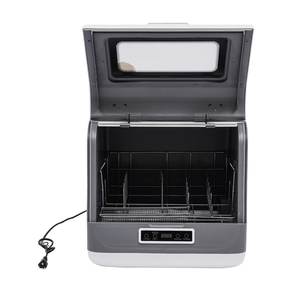 Countertop Dishwasher, Portable Countertop Dishwasher, Mini Dishwasher for Small Households, Apartments, Boats, and Campers/ RVS with Limited Space