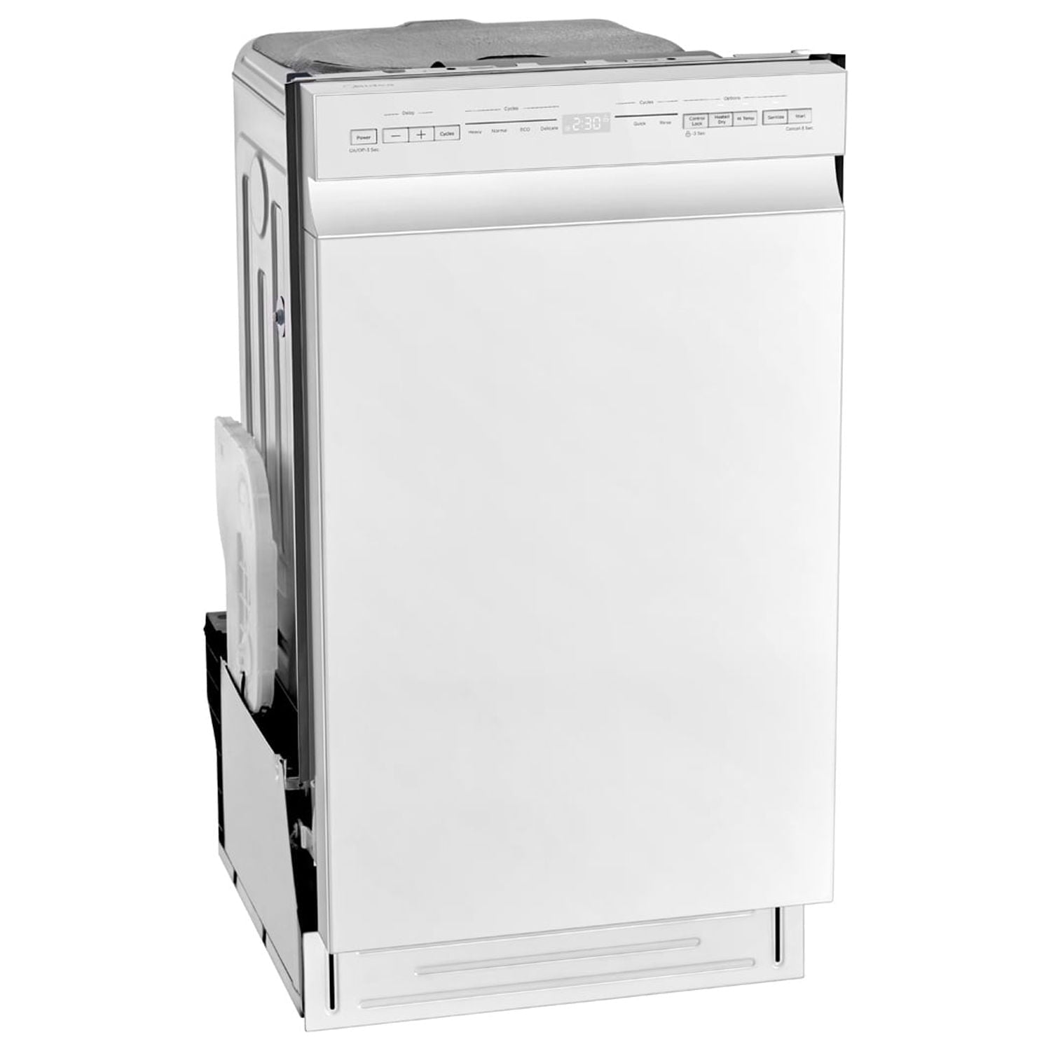 Midea Compact 18-Inch Built-In Dishwasher Stainless