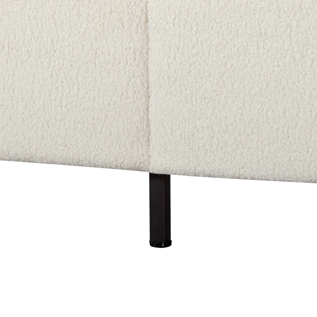 Gewnee 86.6 Modern Sofa Couch,Teddy Velvet 3 Seaters Comfy Couch with Deep Seat for Living Room,2 Pillows,Beige