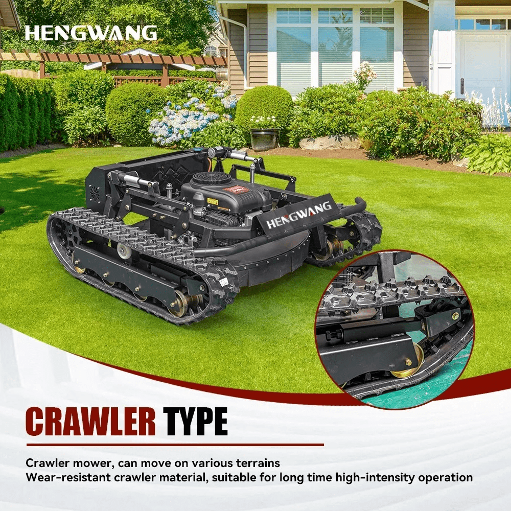 Robotic Lawn Mowers, Tracked, All-Terrain, Remote Control