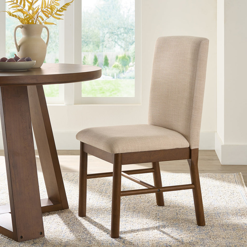 Better Homes & Gardens Ezra 45in Round Wood Dining Table, Walnut Finish