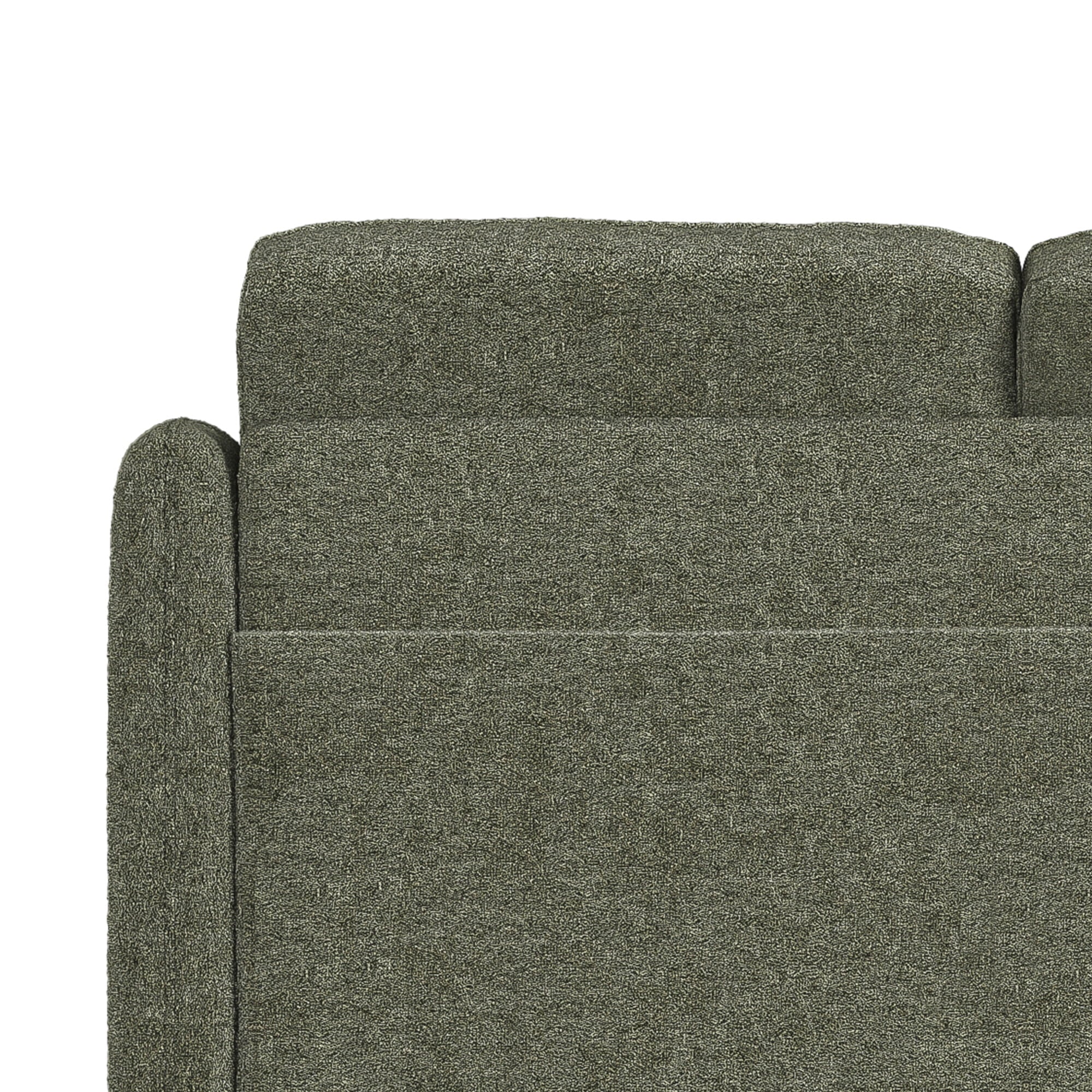 Mainstays Westley Swoop Arm 74 Sofa, Moss Green