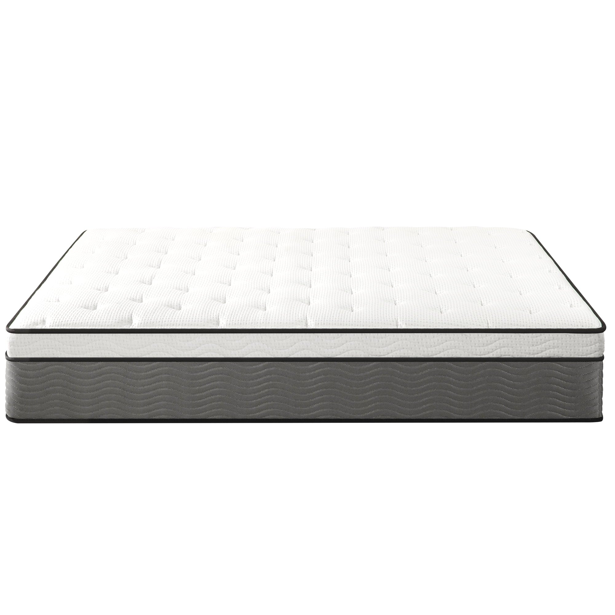 Zinus True Support 14 Full Euro Top Medium Hybrid Mattress with Comfort Foam and Pocket Springs