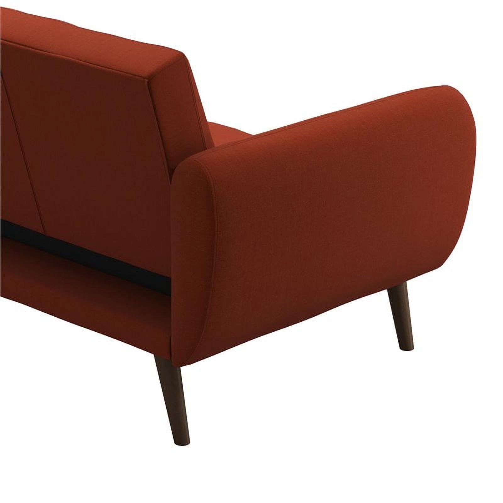 Novogratz Brittany Futon, Blue Linen