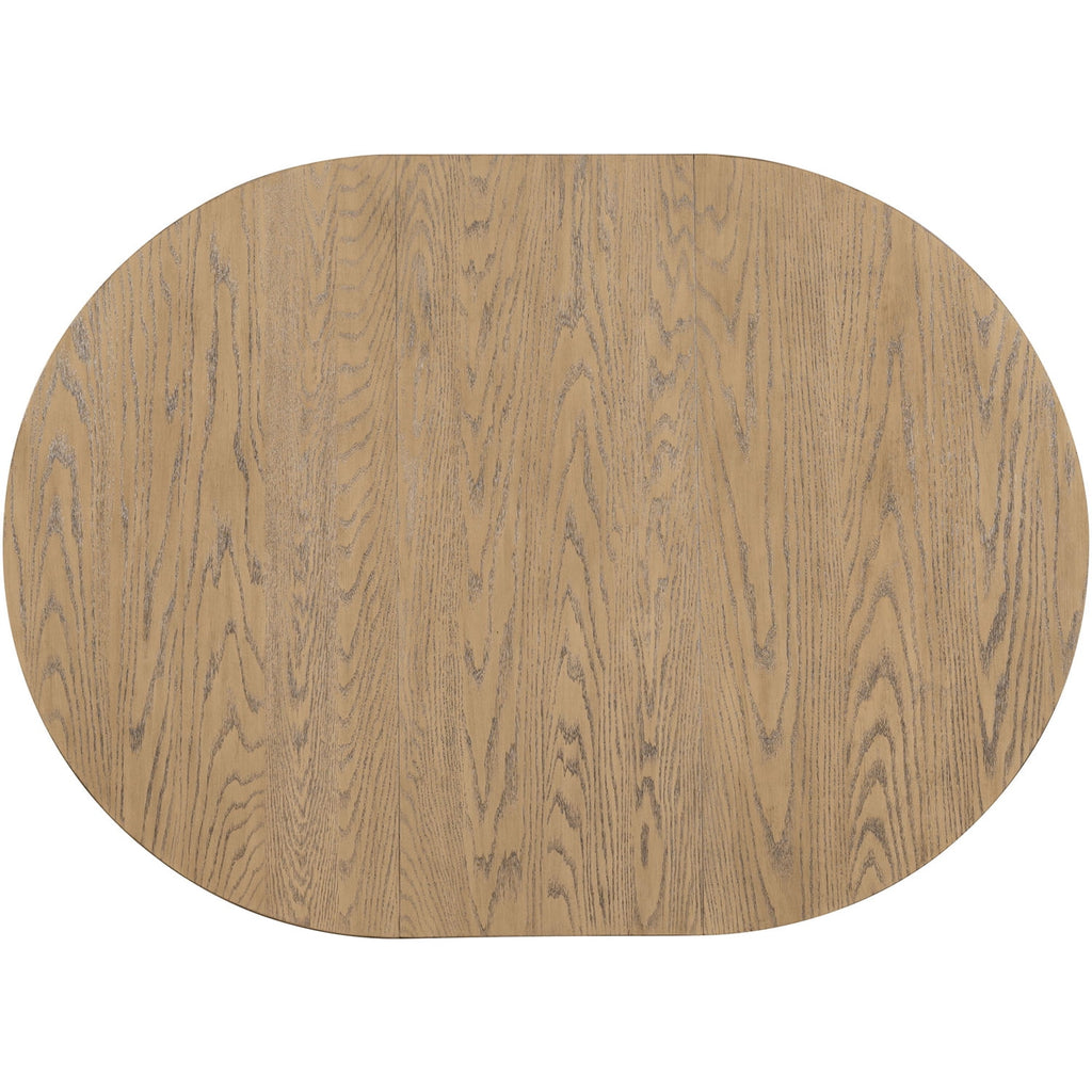 Harper & Bright Designs Extendable Dining Table Set for 4 Upholstered Chairs Functional Retro Style Table for Dining Room Kitchen, Natural Wood Wash