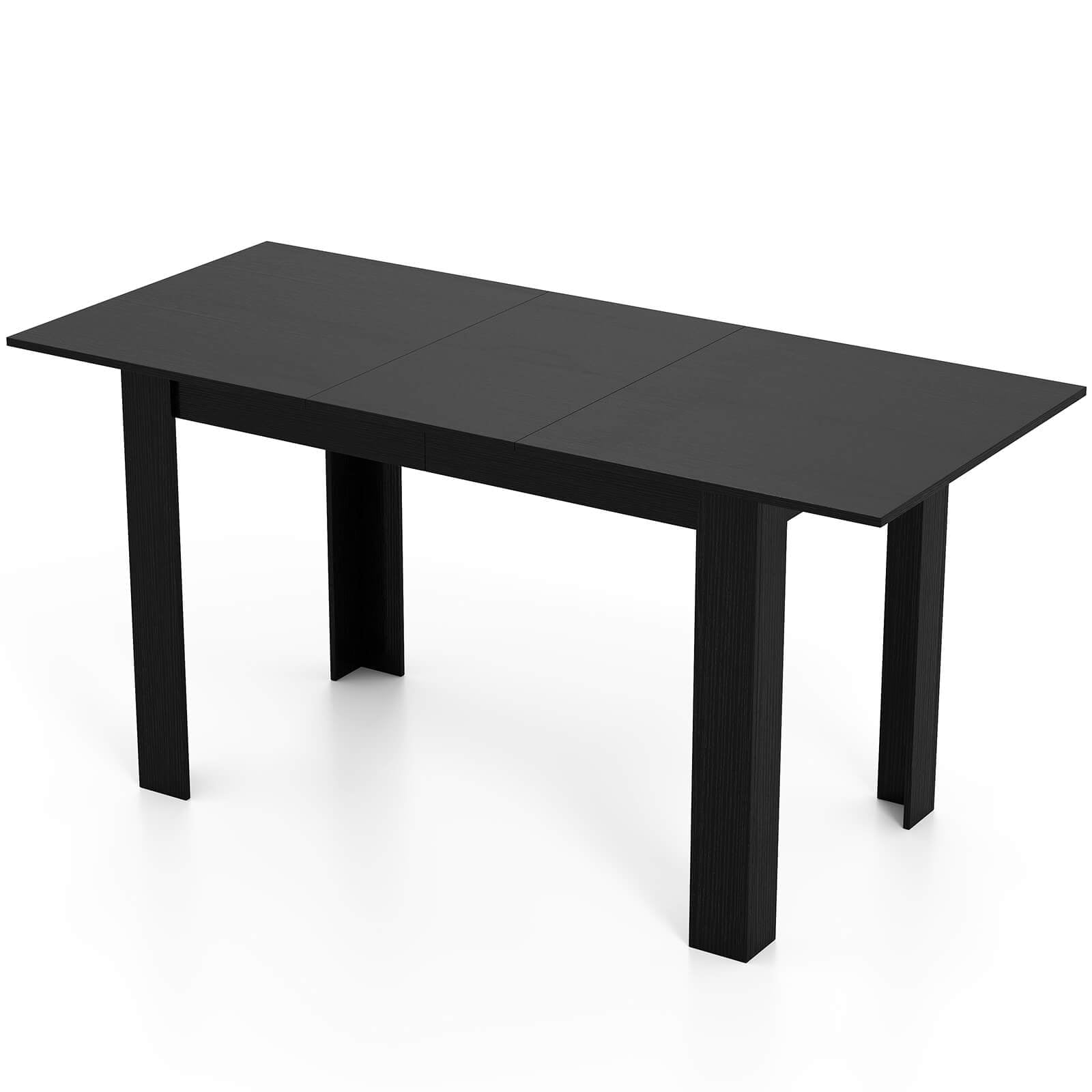 Costway 47”-62” Extendable Dining Table for 4-8 People for Dining Room Home Office Brown