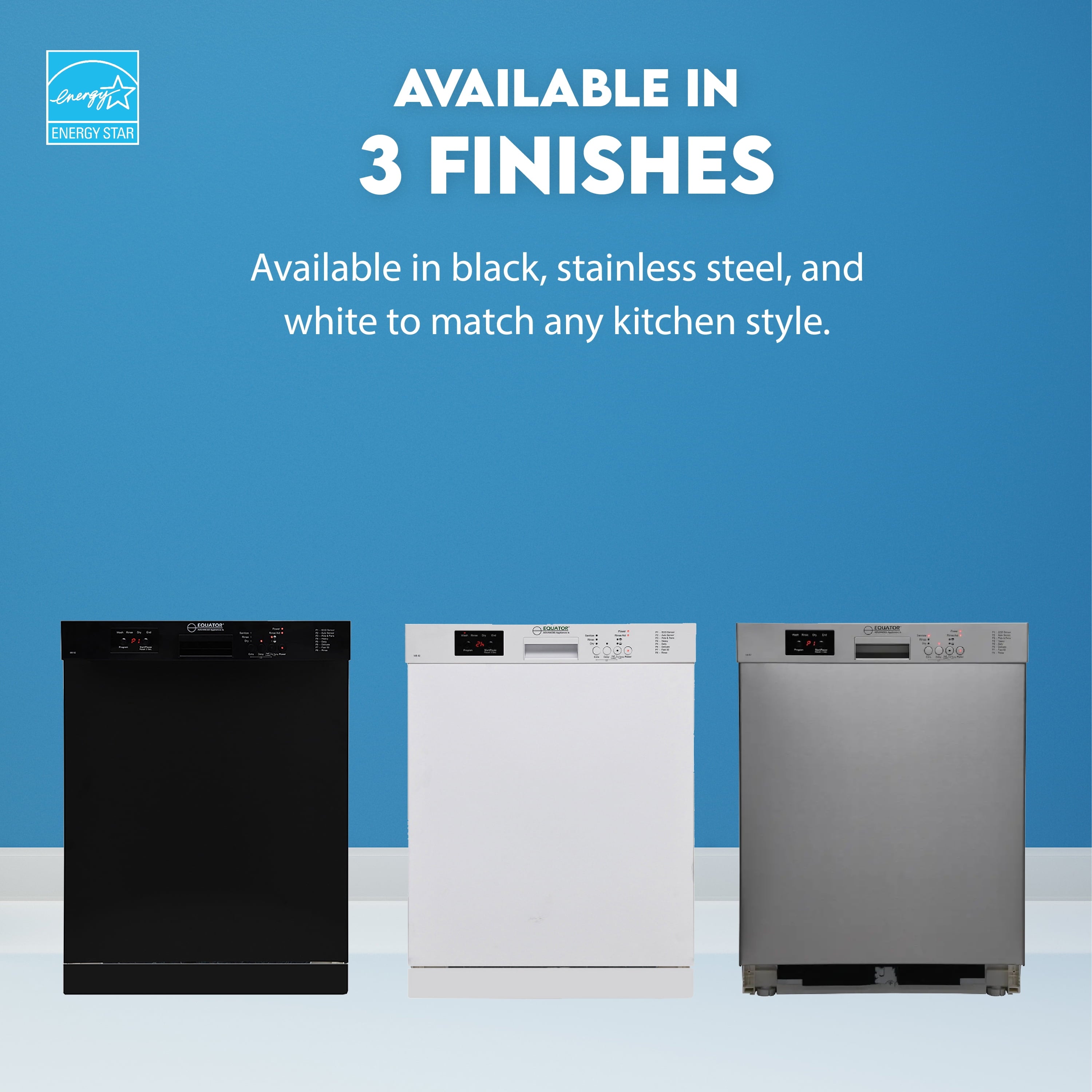 Equator Europe 24 Built in 14 place Dishwasher in White