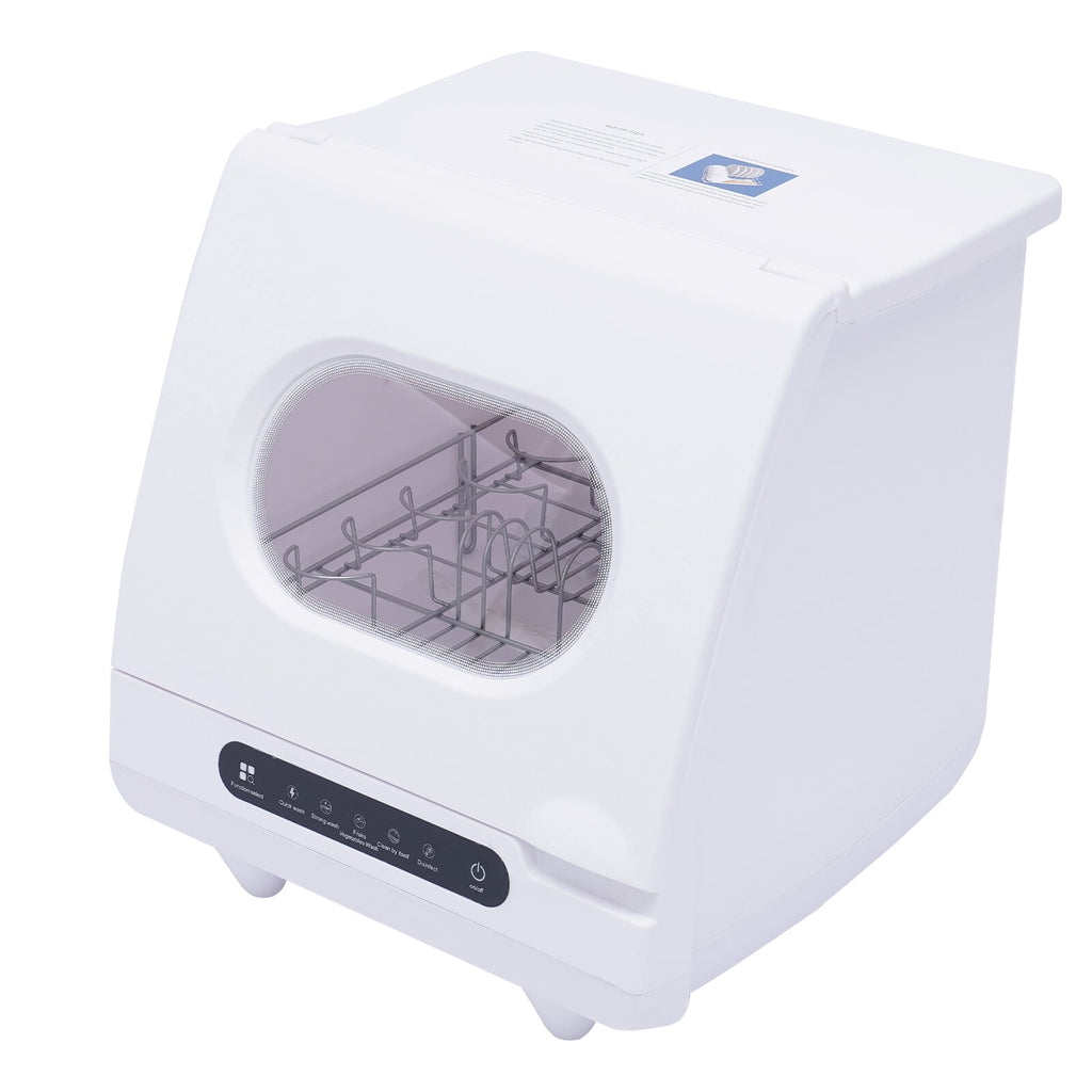 40*40*45cm 1200W Portable White Countertop Dishwasher Mini Countertop Dishwasher Homes Apartments