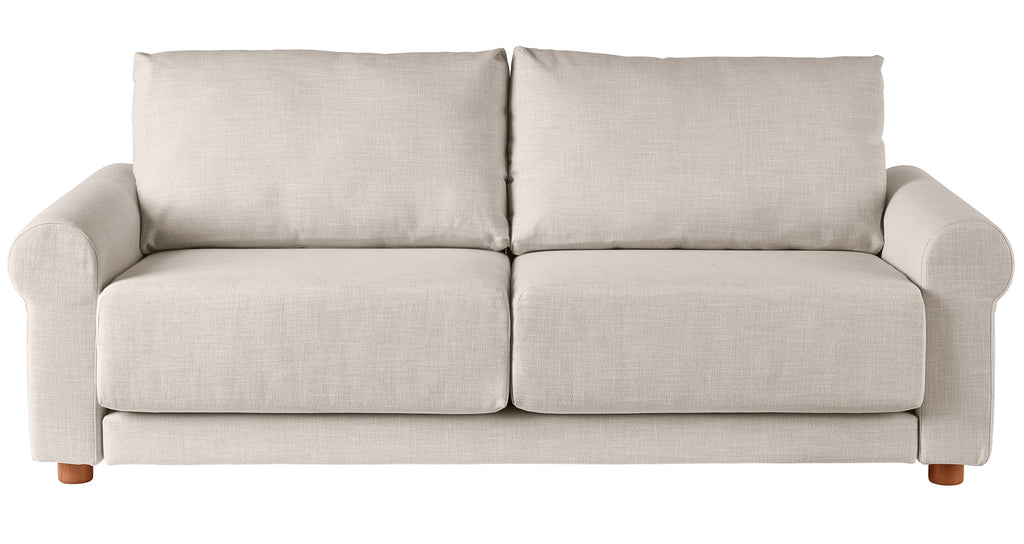 Better Homes & Gardens Owen 87.6 Slope Arm Sofa, Effie Linen