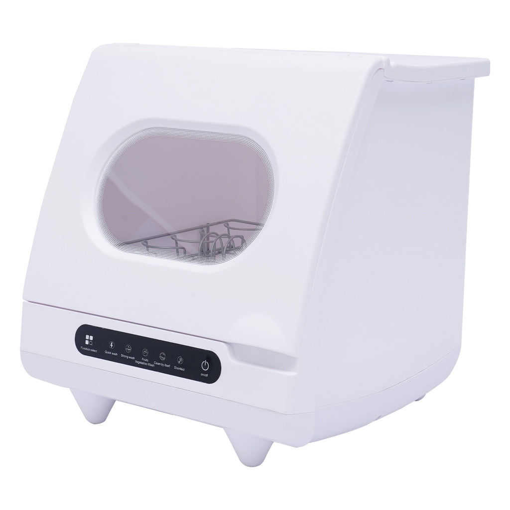 40*40*45cm 1200W Portable White Countertop Dishwasher Mini Countertop Dishwasher Homes Apartments