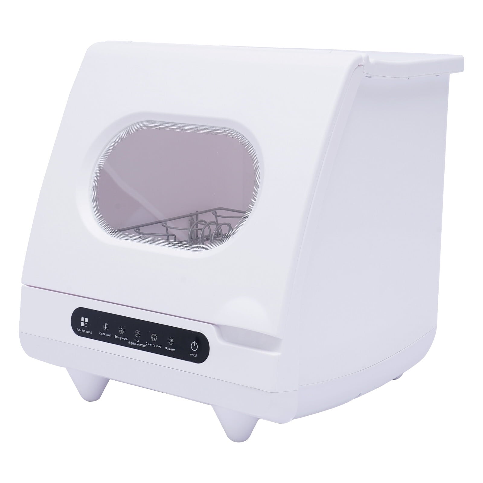 40*40*45cm 1200W Portable White Countertop Dishwasher Mini Countertop Dishwasher Homes Apartments