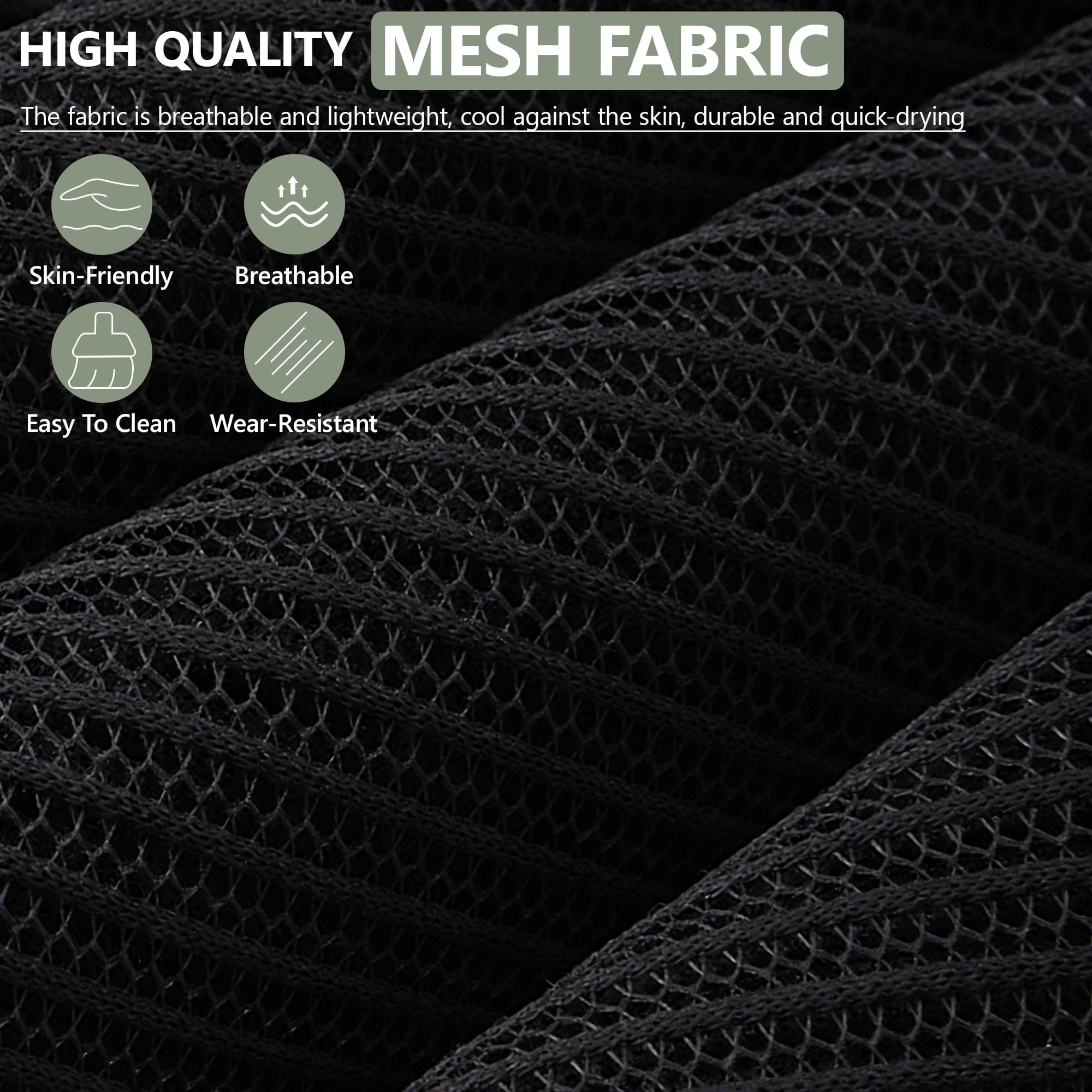 COOLHUT Ergonomic Mesh Office Chair with Footrest, Big and Tall Computer Desk Chair with Adjustable Lumbar Support, Headrest and Armrest, High Back Home Office Chair for Workspace, 300LBS, Black