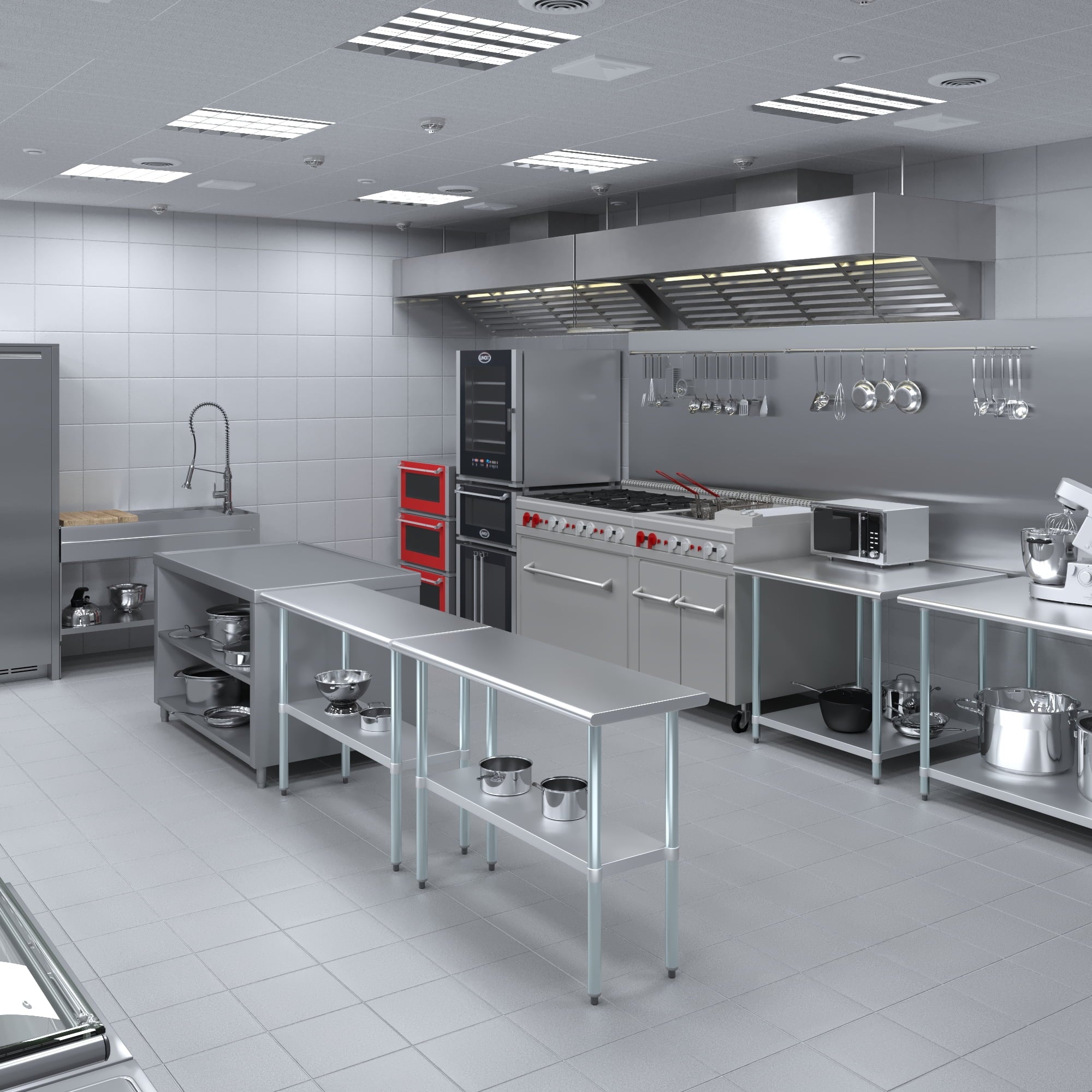 18 x 48 Stainless Steel Work Table with Undershelf Food Prep NSF Utility Work Station