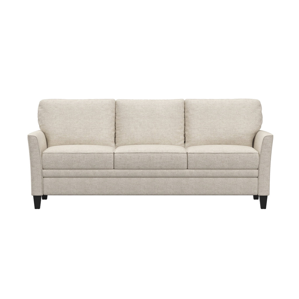 Mainstays Kensington 80 3 Seat Classic Modern Couch, Gray