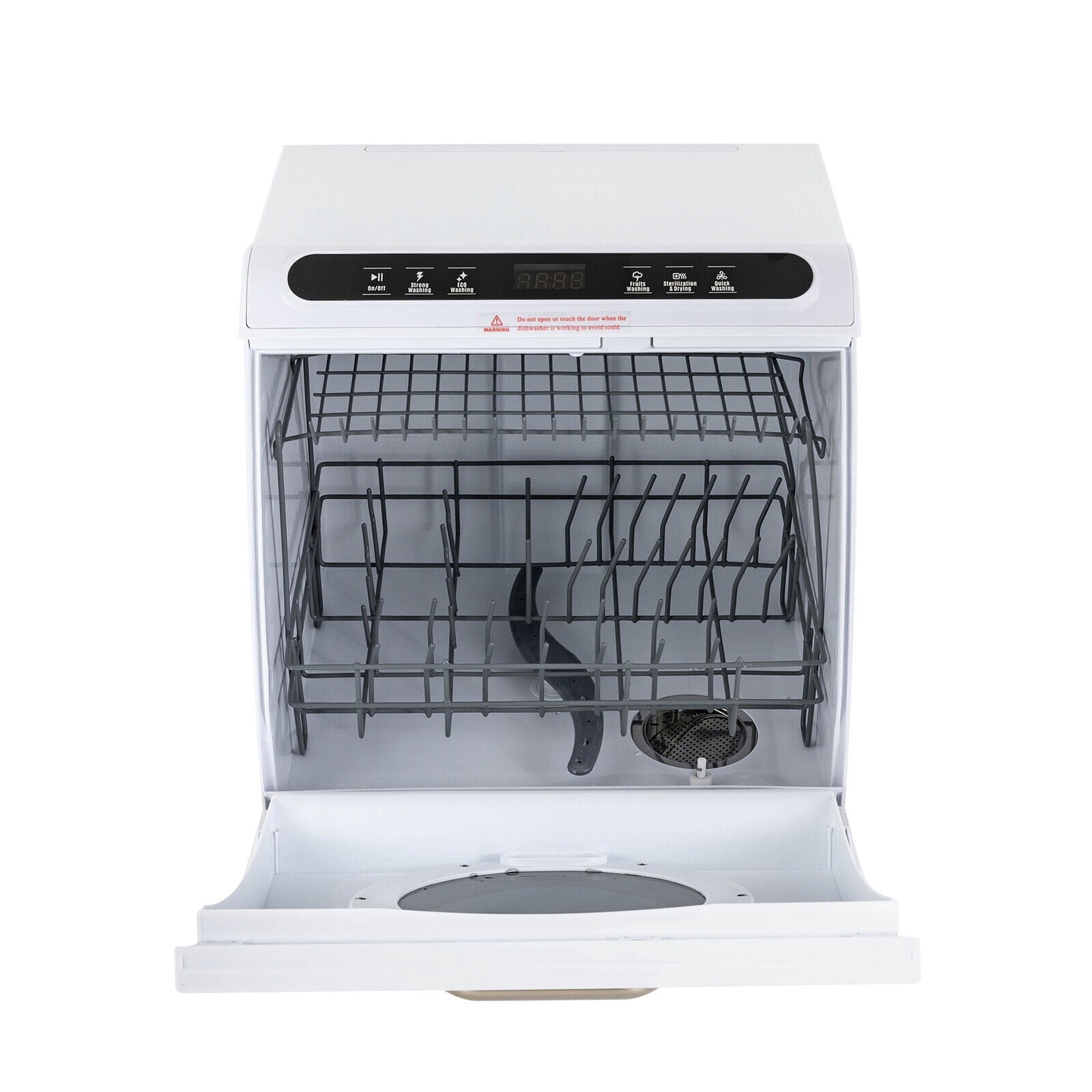 Portable Countertop Dishwasher Air Drying 5 Programs W/ 7L Water Tank 110V