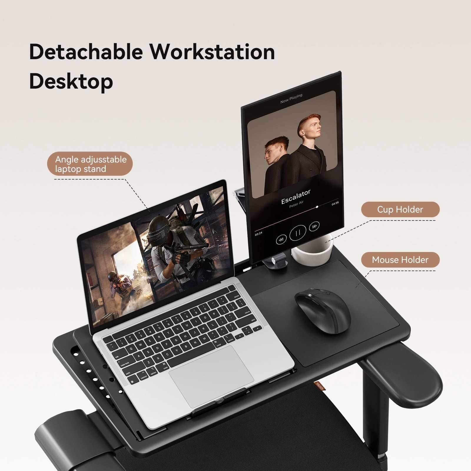 Newtral MagicH-PRO Ergonomic Chair with Laptop Tray for Home Office & Gaming