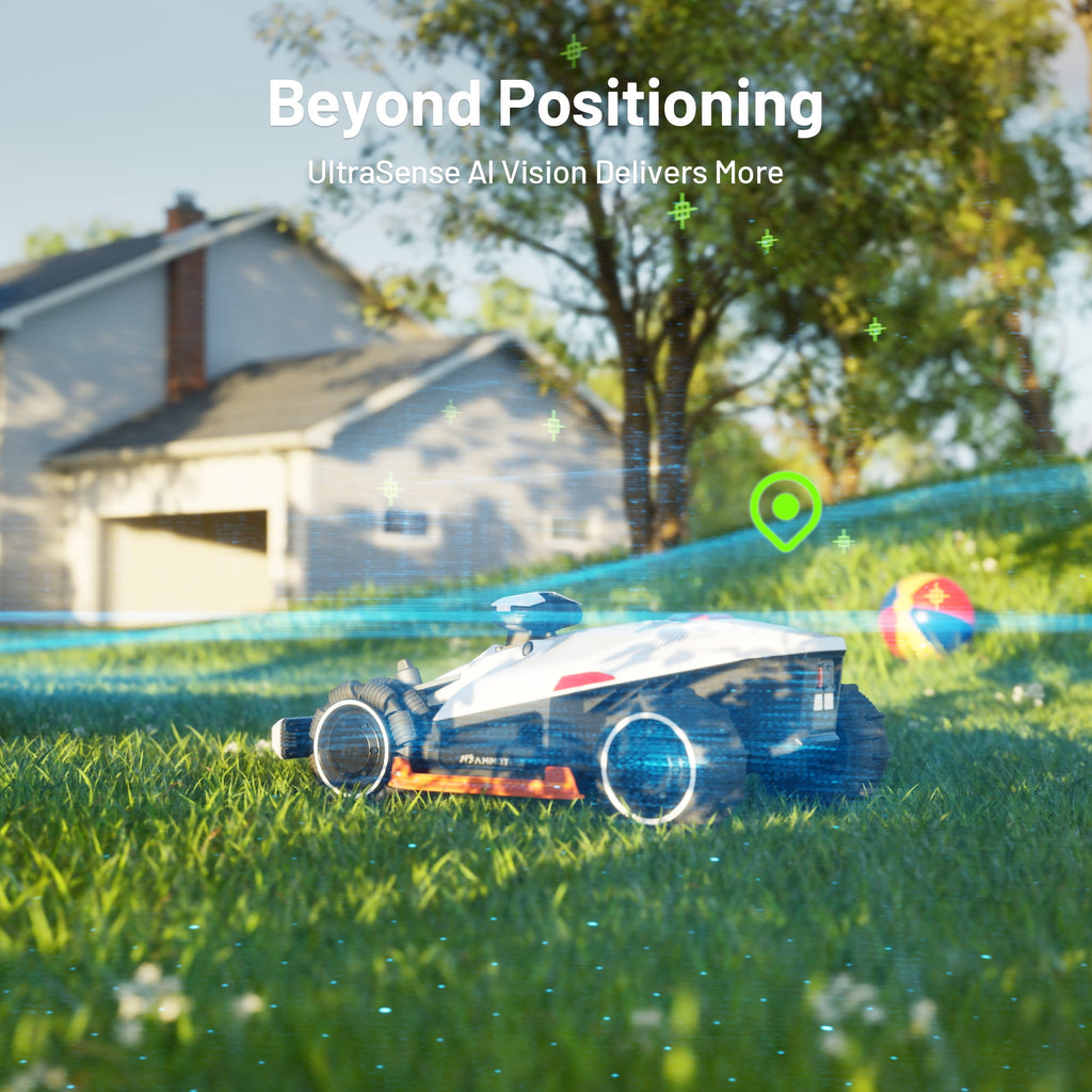 Mammotion LUBA 2 AWD 3000HX Robotic Lawn Mower - Climbs 80% Slopes,With 4G,Wire-Free Reception 0.75, Max 0.9 Acre Coverage, 2.2-4.0 Adjustable Cutting Height