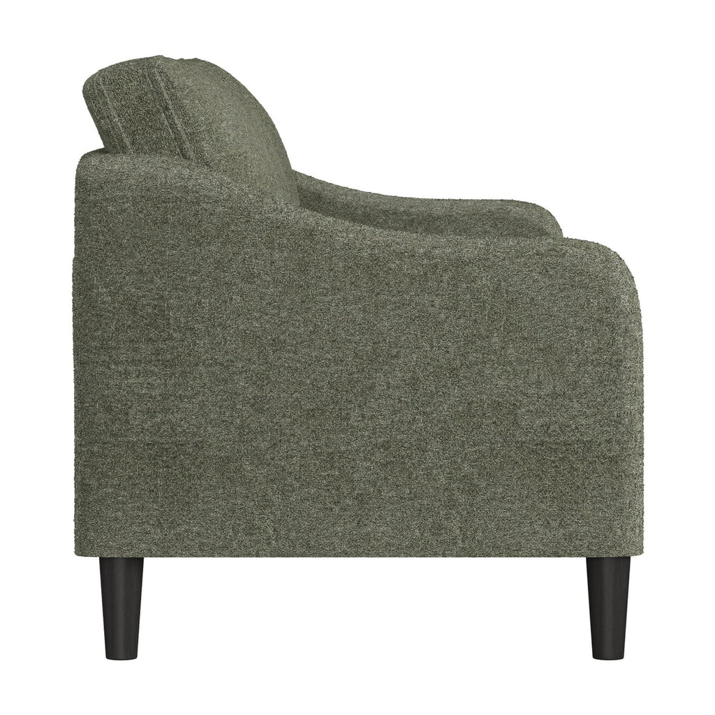 Mainstays Westley Swoop Arm 74 Sofa, Moss Green