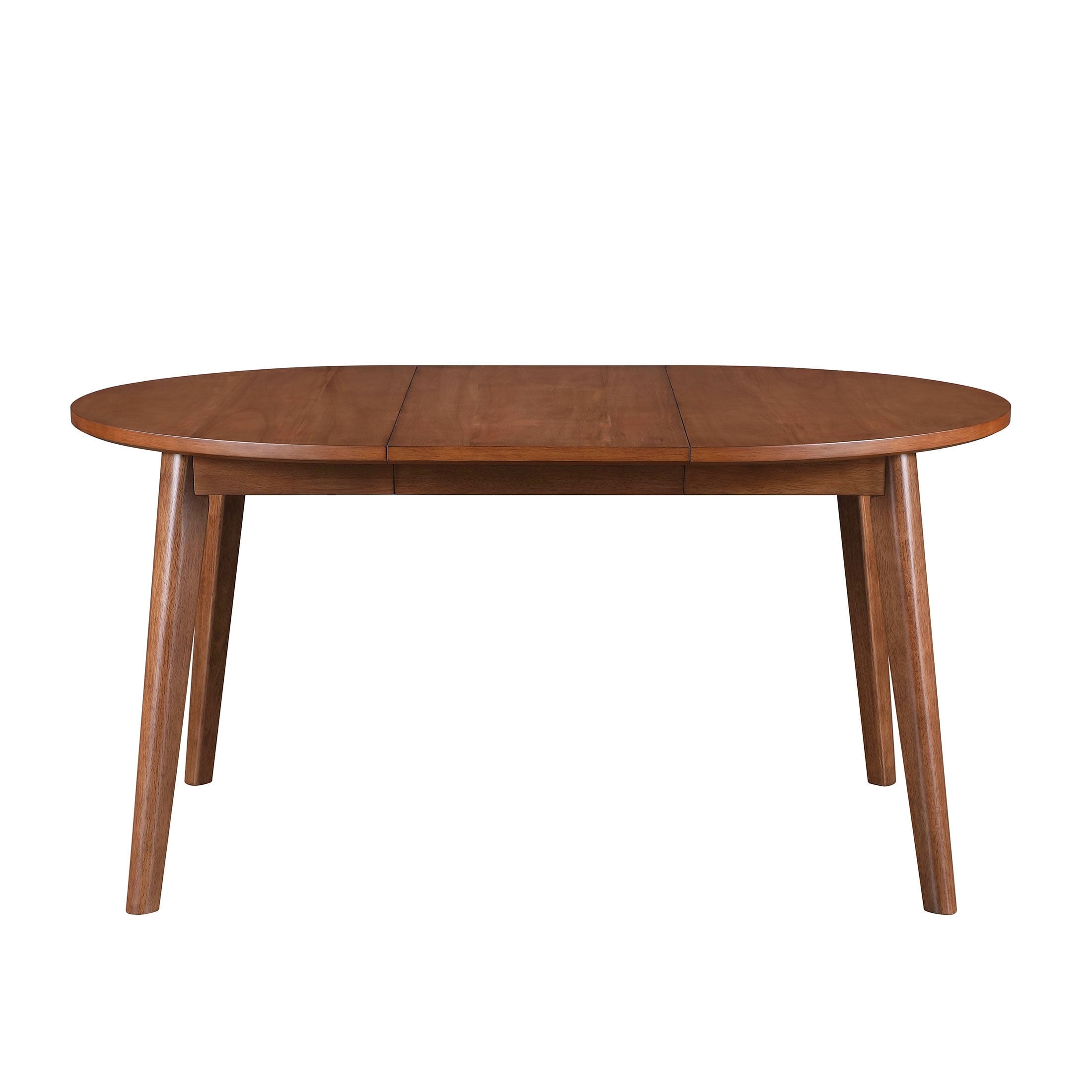 Better Homes & Gardens Greyson Mid-Century Extendable Dining Table, Solid Wood and Veneer, Acorn Finish