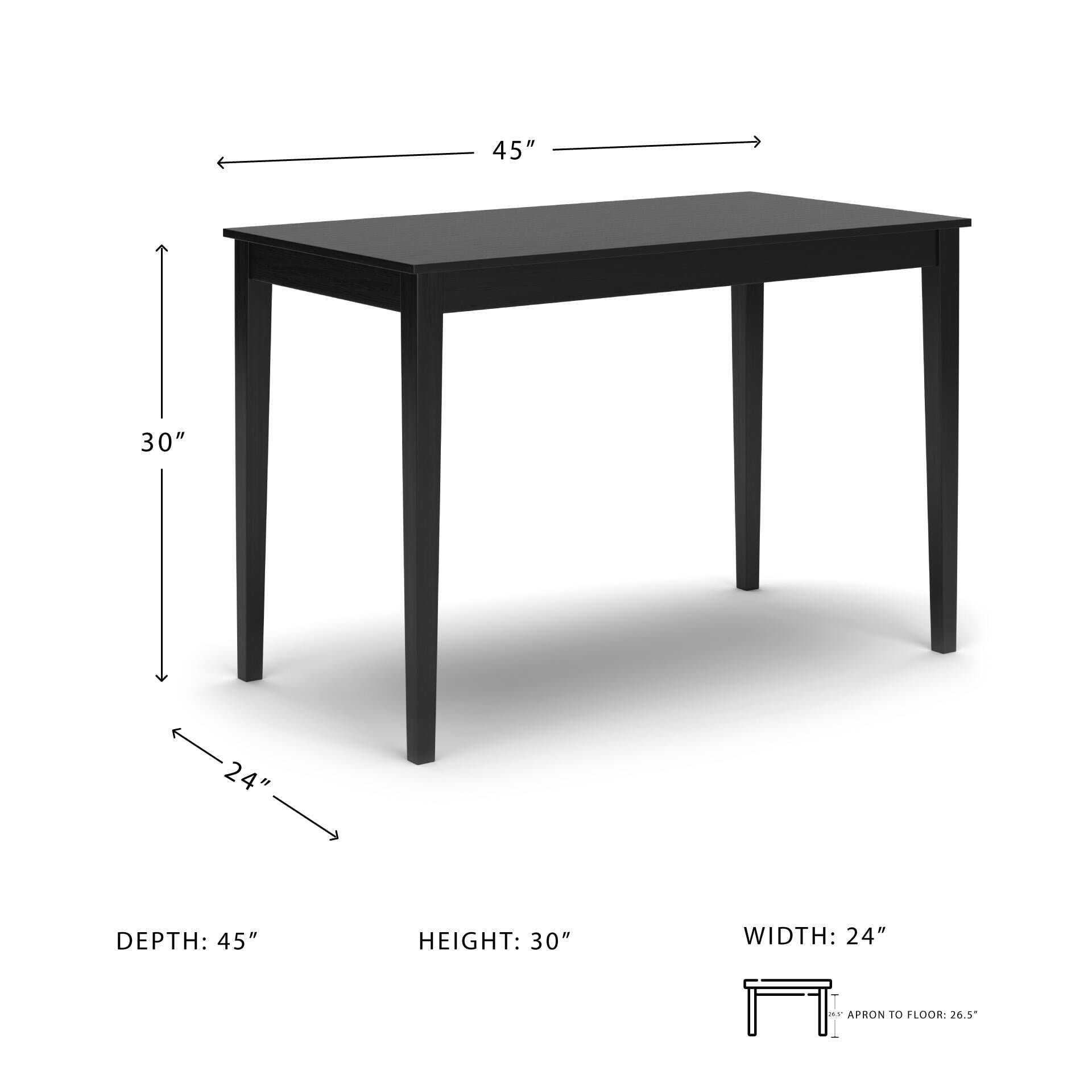 Signature Design by Ashley Contemporary Kimonte Dining Table, Dark Brown