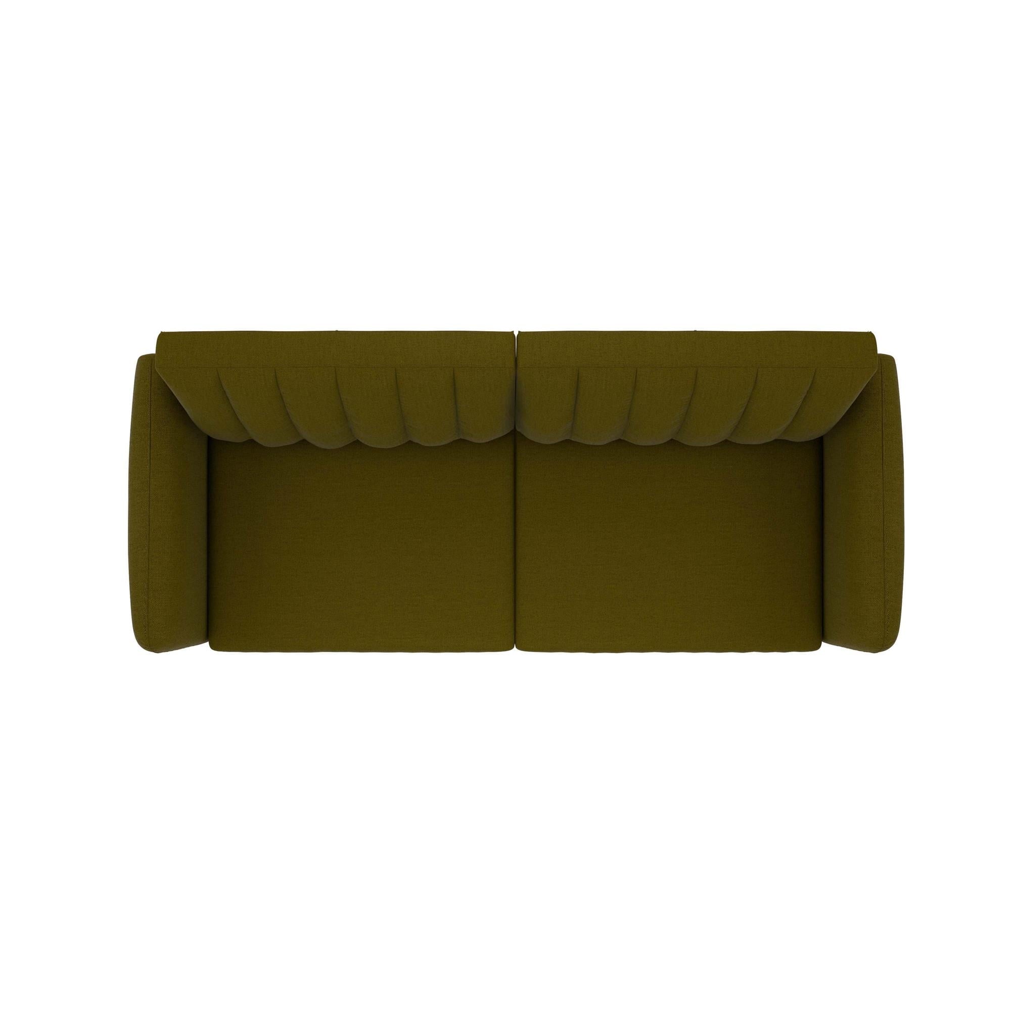 Novogratz Brittany Futon, Blue Linen