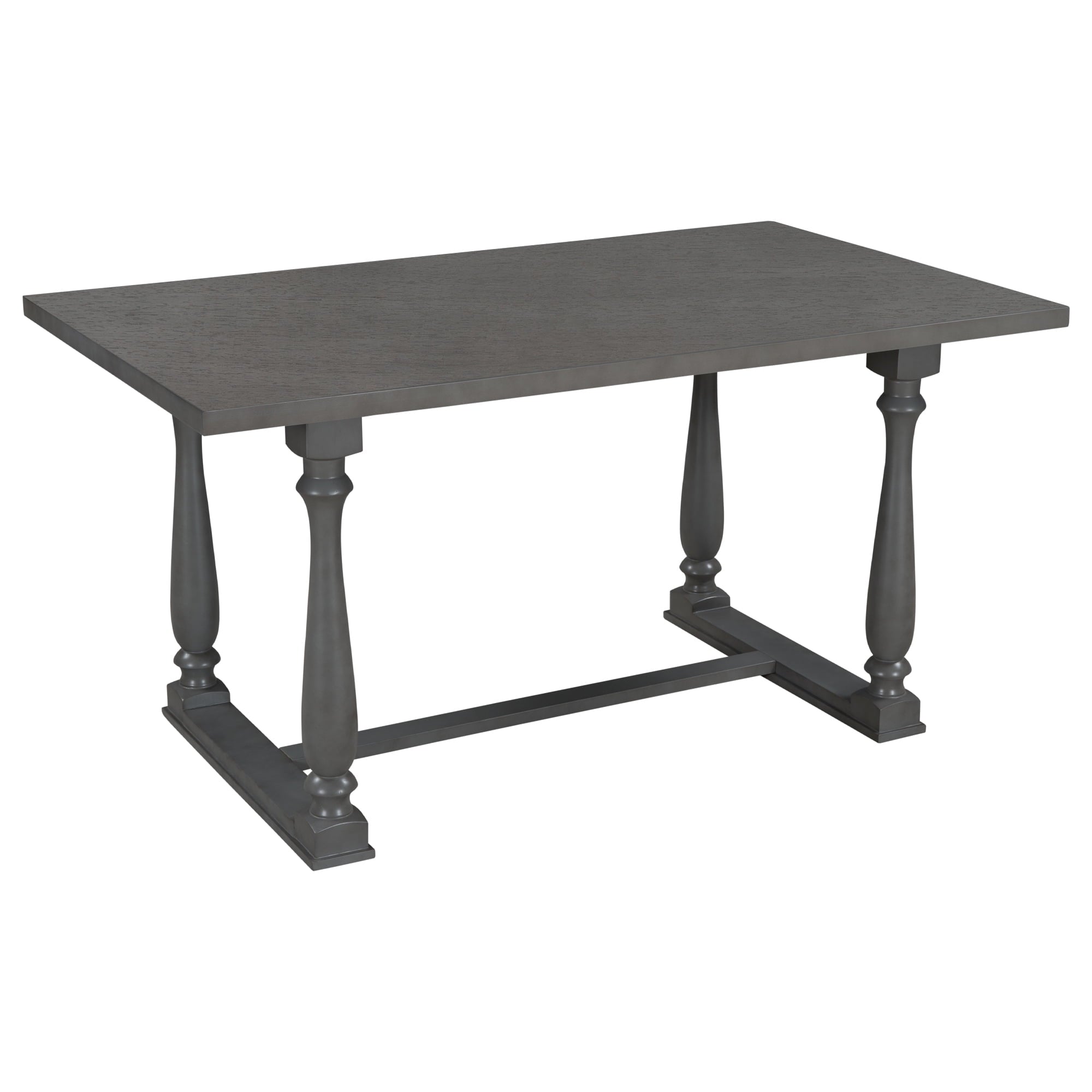 Harper & Bright Designs Dining Table Set for 6 with Bench Rectangular Table and 4 Upholstered Chairs for Kitchen, Gary