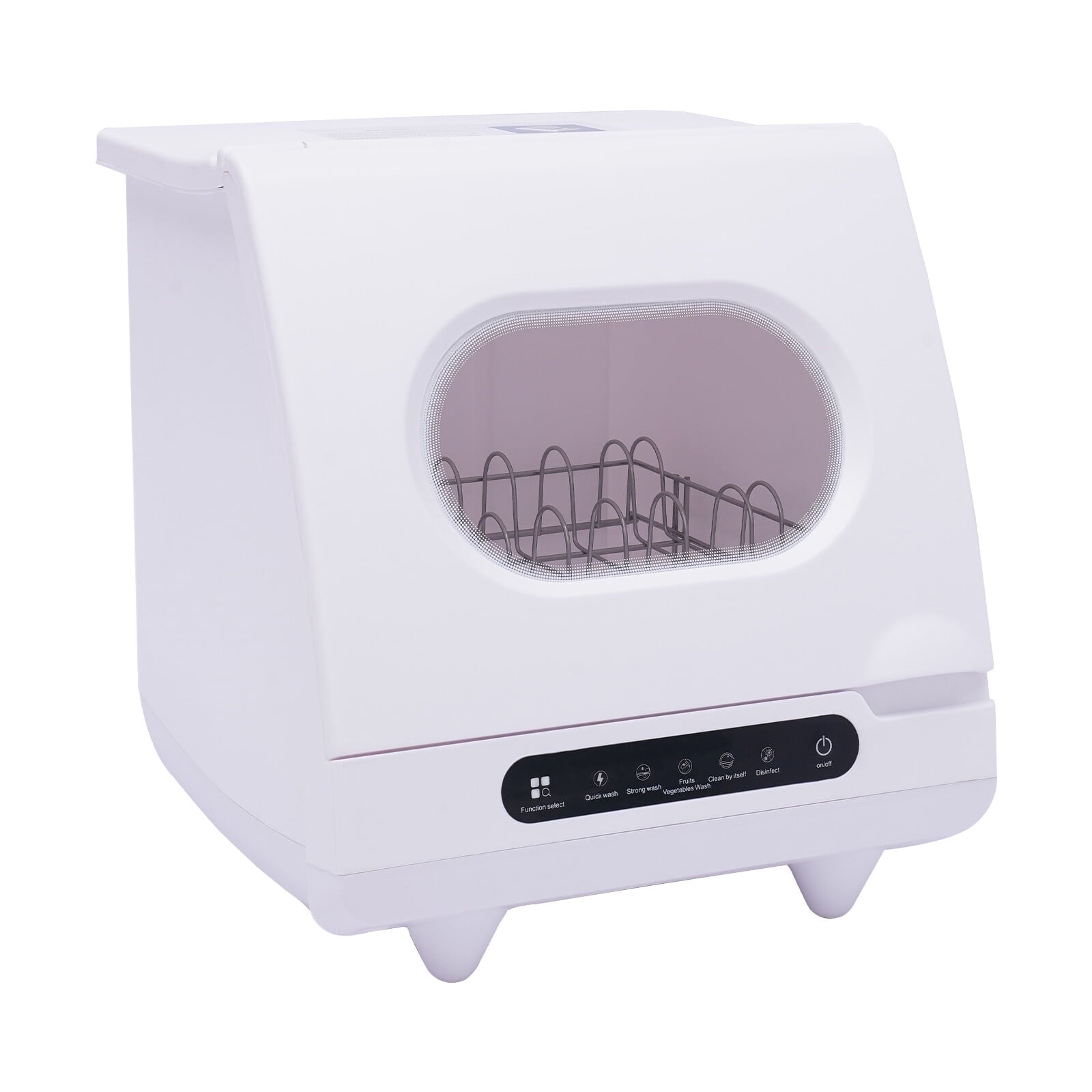 40*40*45cm 1200W Portable White Countertop Dishwasher Mini Countertop Dishwasher Homes Apartments
