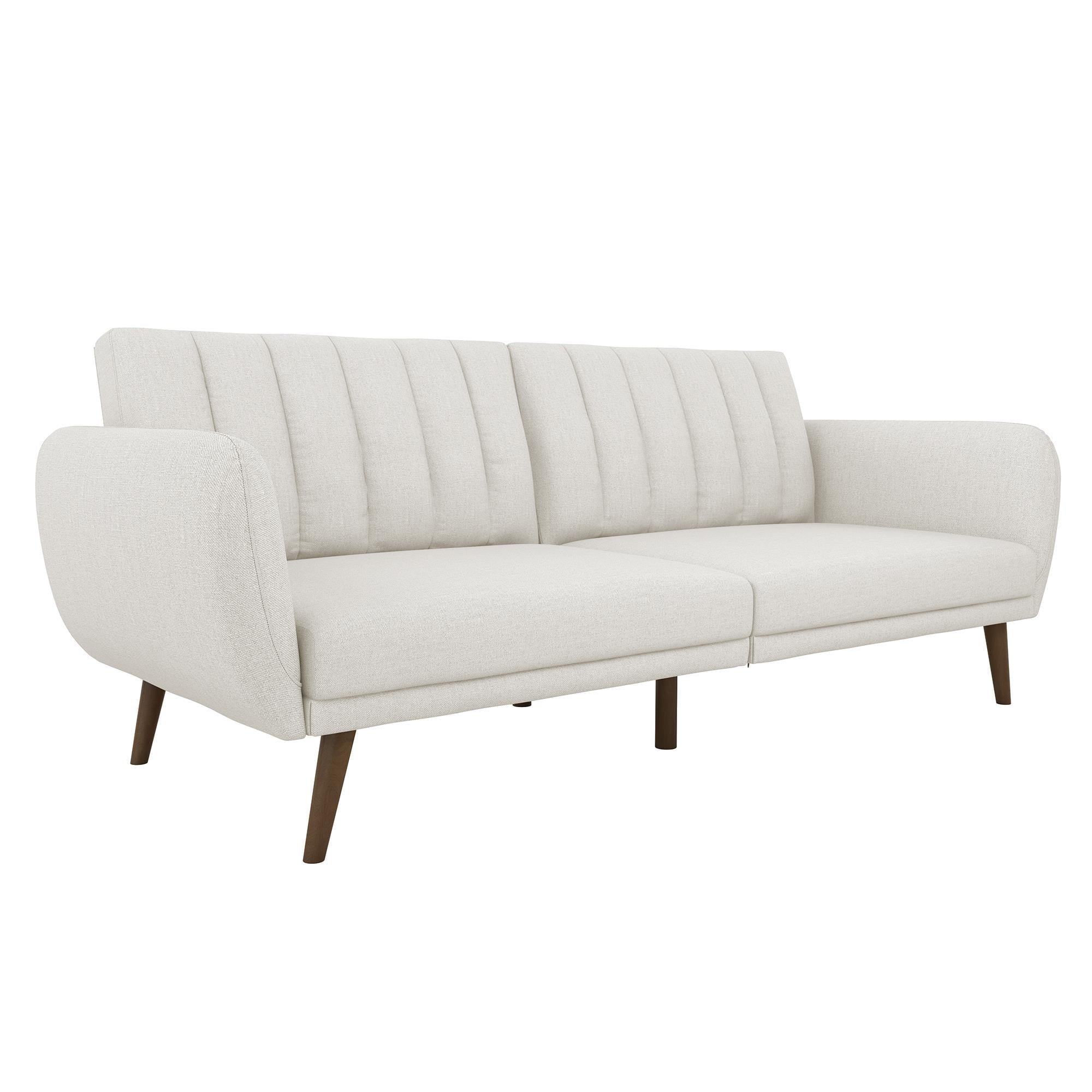 Novogratz Brittany Futon, Blue Linen