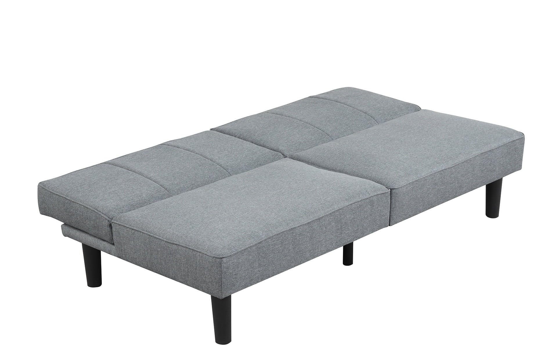 Mainstays 66 Studio Futon, Gray Linen Upholstery