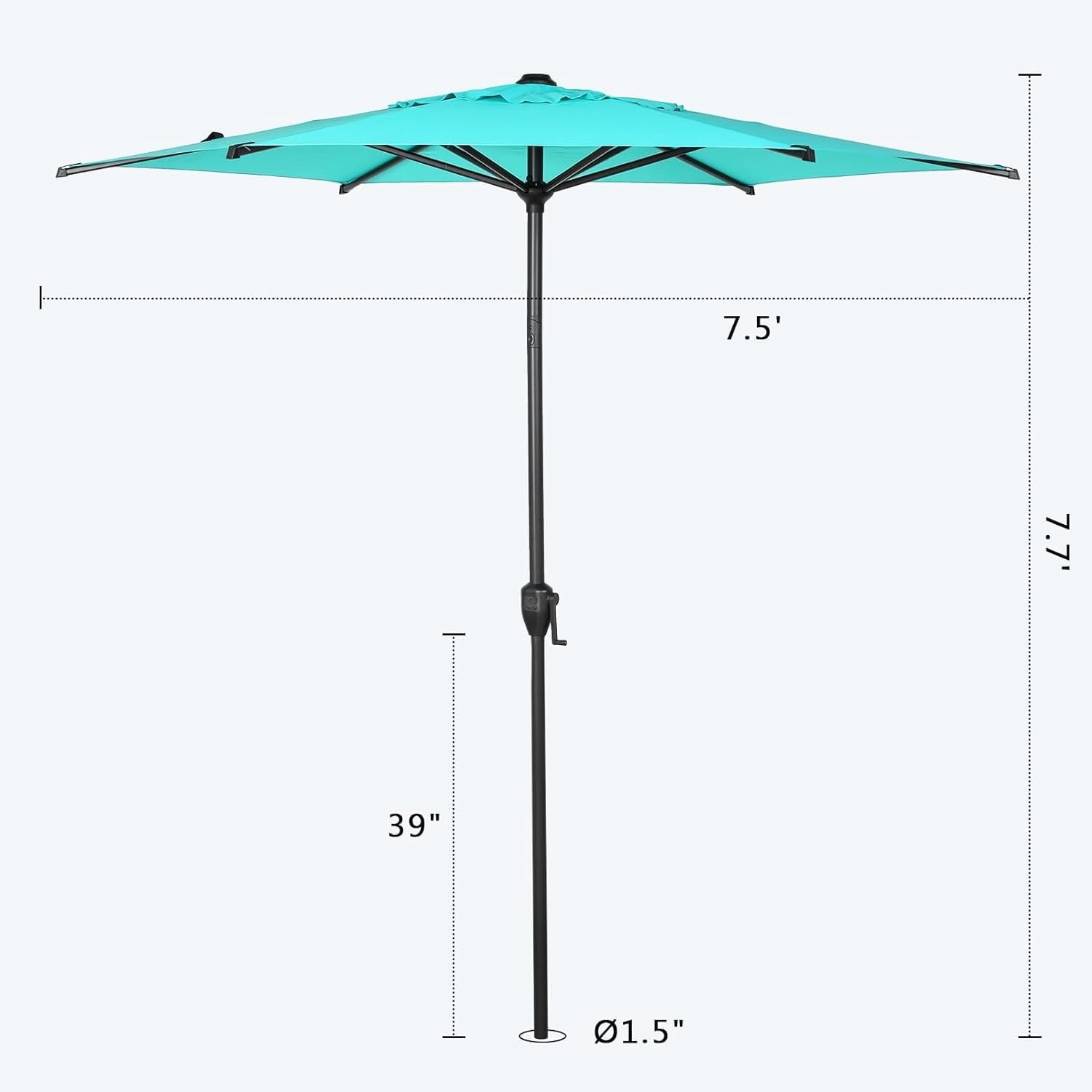 Abba Patio 11’ Vienna Offset Hanging Outdoor Cantilever Patio Umbrella, Beige