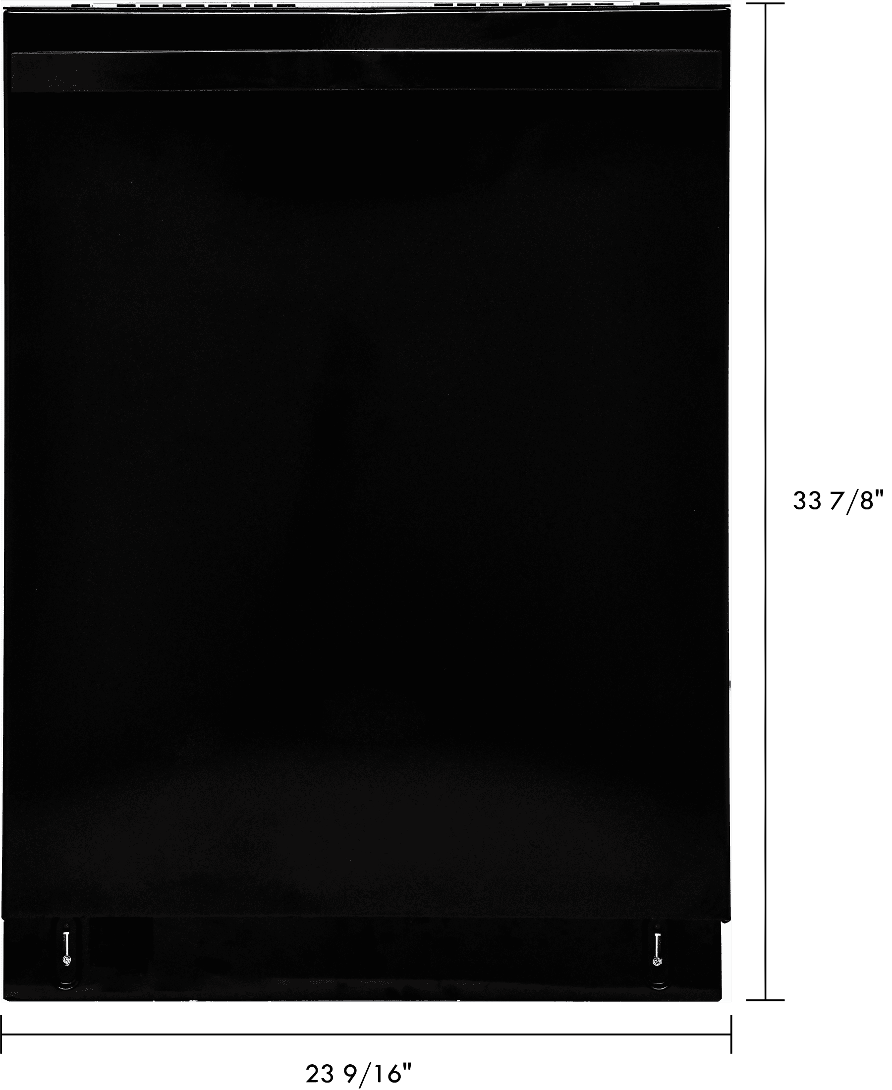 Kenmore 24” Built-In-Dishwasher w/ 3rd Rack & Turbo Dry with Bar Handle, Black