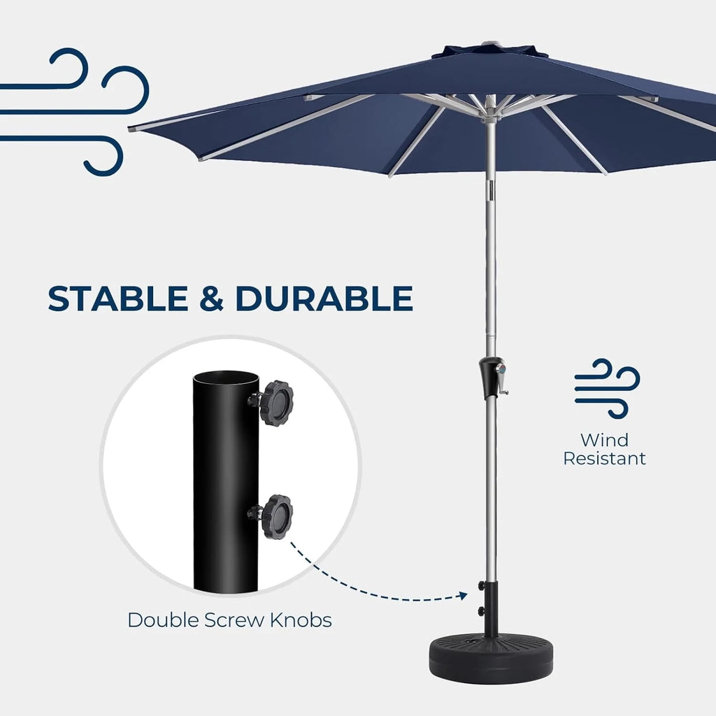 15ft Smart Electric Patio Umbrella, Large Double Sided Rectangular Outdoor Patio Umbrella with Light and Base for Lawn, Garden, Backyard,Beige