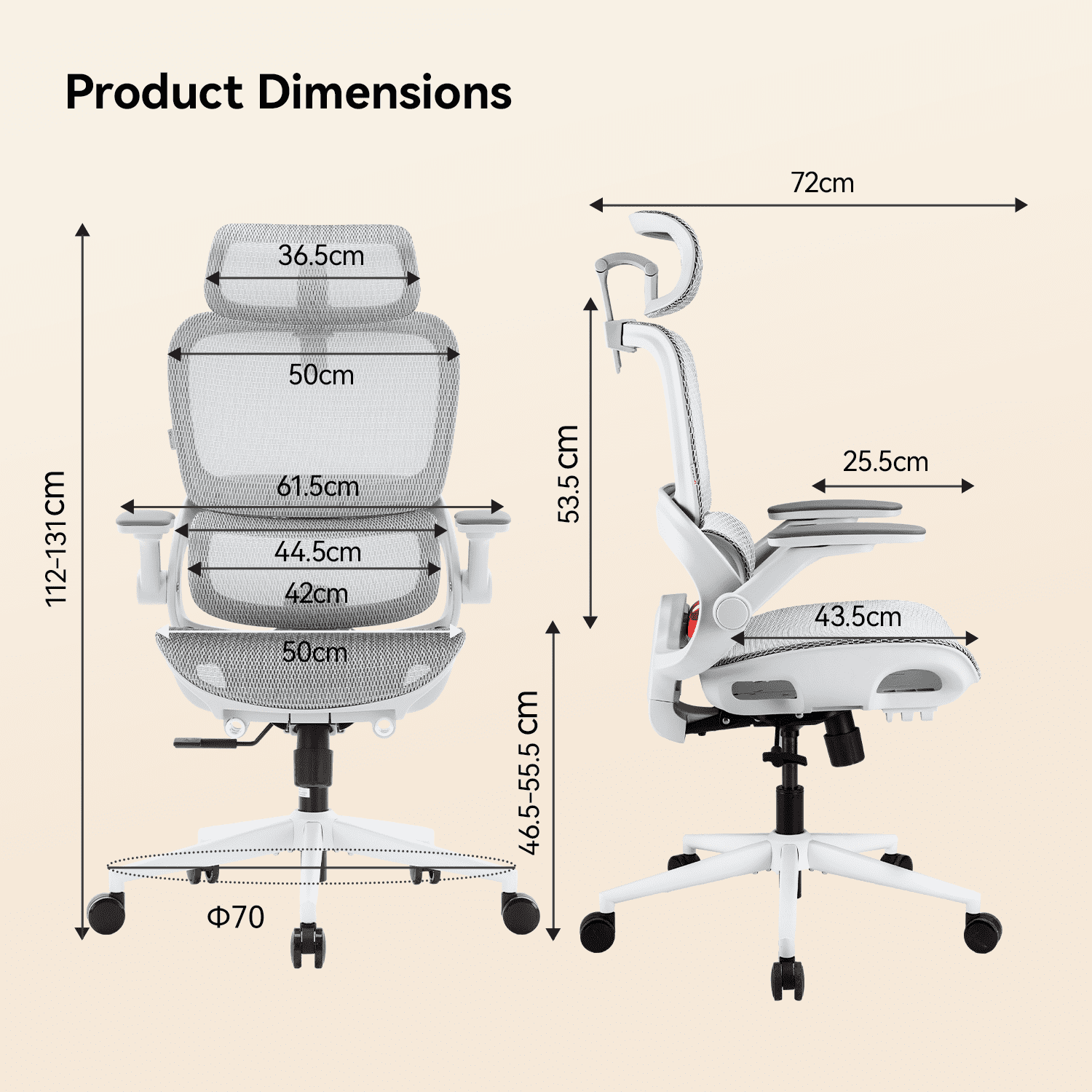 SIHOO B100 Pro Ergonomic Office Chair, Adaptive Elastic Lumbar Desk Chair, 4D Arms & 3D Ultra-Wide Headrest Computer Chair for Teenager, High Back Executive Chair for Home Office & Gaming, White