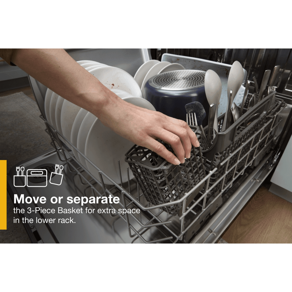 Whirlpool WDT750SAKZ Stainless Large Capacity Dishwasher with 3rd Rack