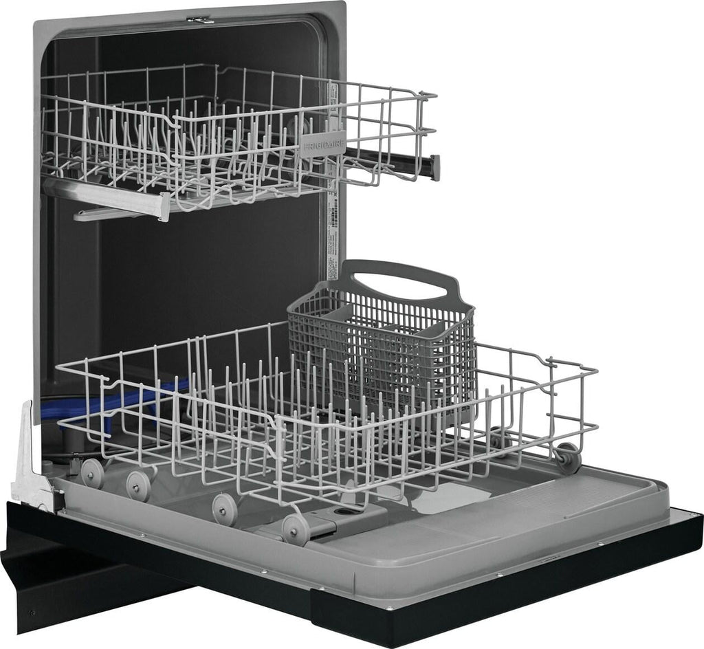 Frigidaire FDPC4221AB 24 Built-In Dishwasher, Front Control, Black