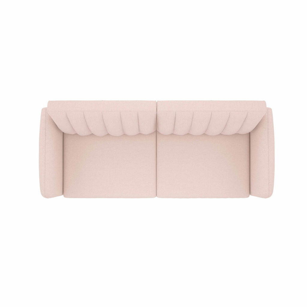 Novogratz Brittany Futon, Blue Linen