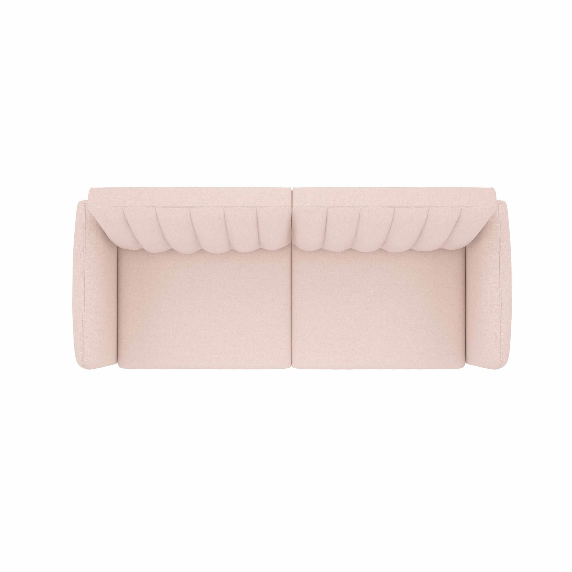 Novogratz Brittany Futon, Blue Linen